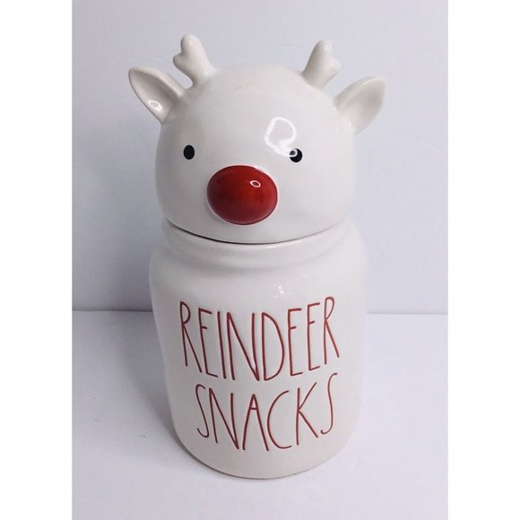 Rae Dunn Dining Rae Dunn Reindeer Snacks Christmas Rudolph Baby